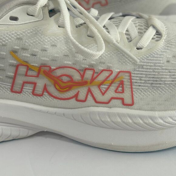 HOKA March 6 Running Shoes Women's Size 7.5 Color White Lightweight Cushioned - Picture 11 of 13